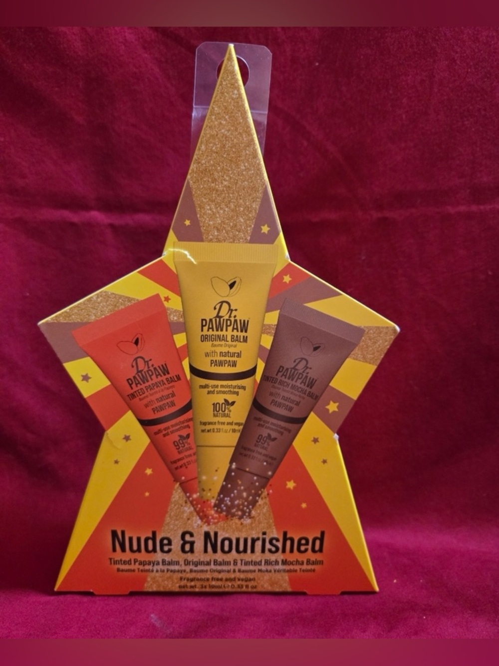 Nude & Nourished Tinted Balm Set - Yellow/Red/Brown